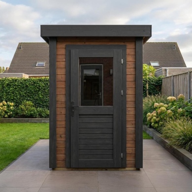 Caseta de jardín de madera Mira 1.59x3.09 m - 4.91 m2 - 28 mm – impregnada