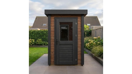 Caseta de jardín de madera Mira 1.59x3.09 m - 4.91 m2 - 28 mm – impregnada