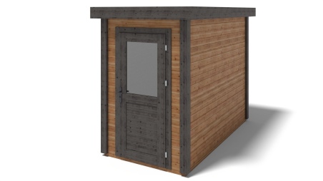 Caseta de jardín de madera Mira 1.59x3.09 m - 4.91 m2 - 28 mm – impregnada