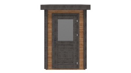 Caseta de jardín de madera Mira 1.59x3.09 m - 4.91 m2 - 28 mm – impregnada