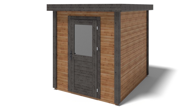 Caseta de jardín de madera Vala 2.09x2.59 m - 5.41 m2 - 28 mm – impregnada