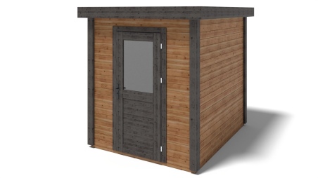 Caseta de jardín de madera Vala 2.09x2.59 m - 5.41 m2 - 28 mm – impregnada