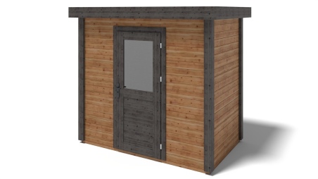 Caseta de jardín de madera Rava 2.59x1.59 m - 4.12 m2 - 28 mm – impregnada