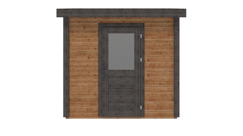 Caseta de jardín de madera Rava 2.59x1.59 m - 4.12 m2 - 28 mm – impregnada