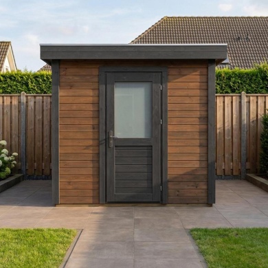 Caseta de jardín de madera Rava 2.59x2.09 m - 5.41 m2 - 28 mm – impregnada