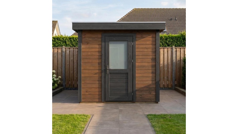 Caseta de jardín de madera Rava 2.59x3.09 m - 8 m2 - 28 mm – impregnada