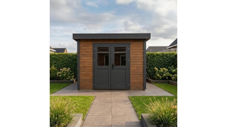 Caseta de jardín de madera  3.09x3.09 m - 9.55 m2 - 28 mm – impregnada