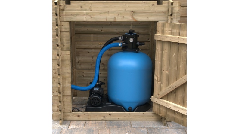 Caseta de madera para filtración 1.2x0.89 m H.1.26 m - Impregnada