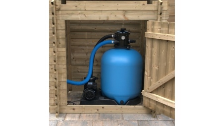 Caseta de madera para filtración 1.2x0.89 m H.1.26 m - Impregnada