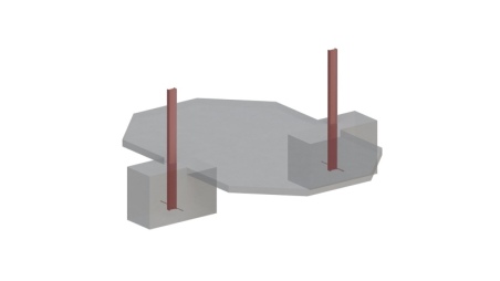 Piscina de madera NEMO 4.3 x 3 – H.1.31 m, azul claro, con vigas a encastrar en la solera