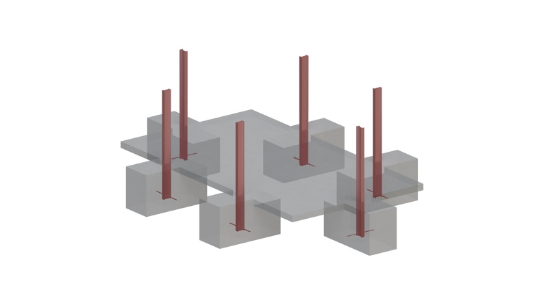 Piscina de madera AQUA 4.65 x 2.85 – H.1.24 m, azul claro, con vigas a encastrar en la solera