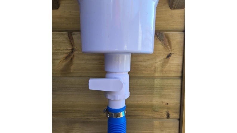 Válvula de bola unidireccional para piscina Ø38 mm