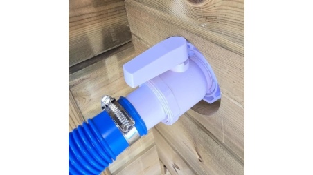 Válvula de bola unidireccional para piscina Ø38 mm