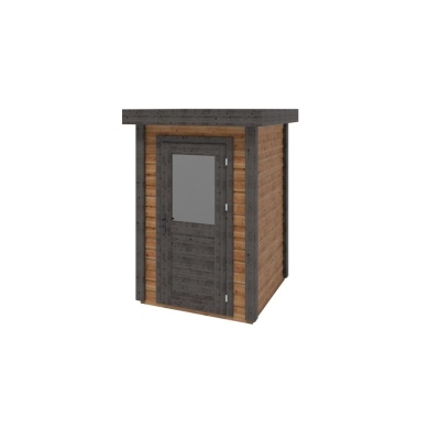 Caseta de jardín de madera Mira 1.59x1.59 m - 2.53 m2 - 28 mm – impregnada