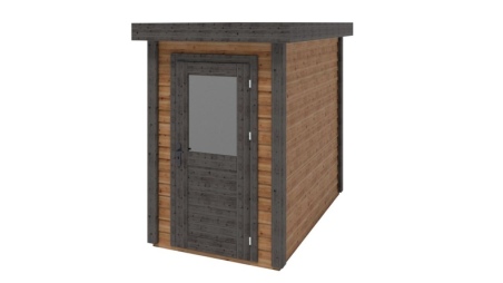 Caseta de jardín de madera Mira 1.59x2.59 m - 4.11 m2 - 28 mm – impregnada