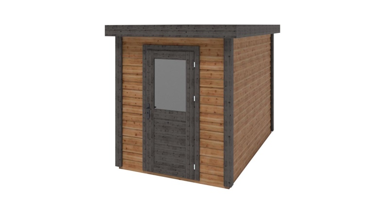 Caseta de jardín de madera Vala 2.09x3.09 m - 6.46 m2 - 28 mm – impregnada