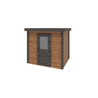 Caseta de jardín de madera Rava 2.59x2.09 m - 5.41 m2 - 28 mm – impregnada