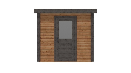 Caseta de jardín de madera Rava 2.59x2.09 m - 5.41 m2 - 28 mm – impregnada