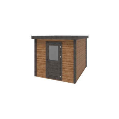 Caseta de jardín de madera Rava 2.59x3.09 m - 8 m2 - 28 mm – impregnada