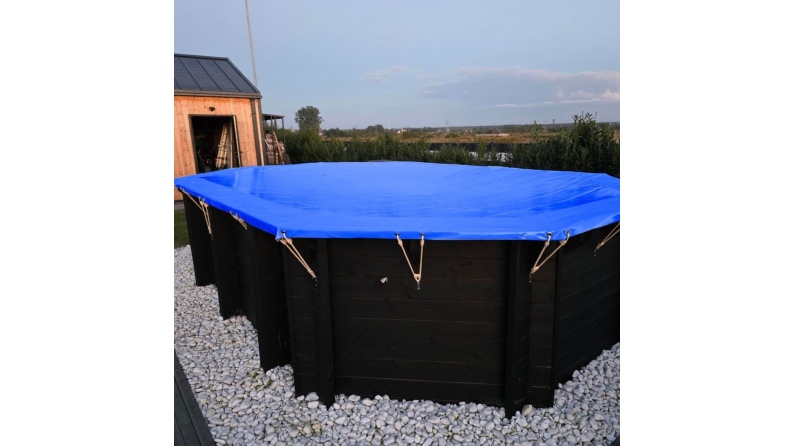 Cubierta de invierno 10.36 x 5.36 m para piscina BAS7310