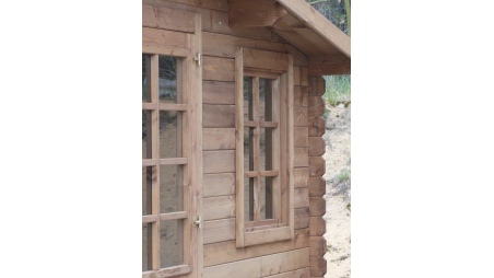 Caseta de jardín de madera 20 m2 - 5x4 m - 28 mm - impregnada