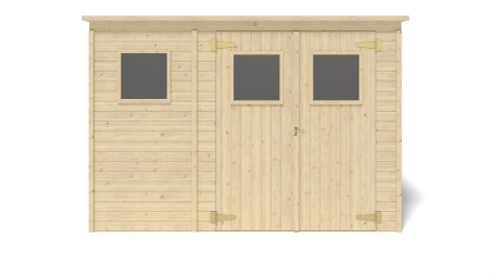 Caseta de jardín de madera 4.86 m2 - 2.7x1.8 m - 12.5 mm