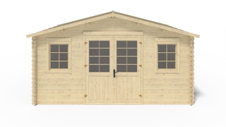 Caseta de jardín de madera 20 m2 - 5x4 m - 40 mm