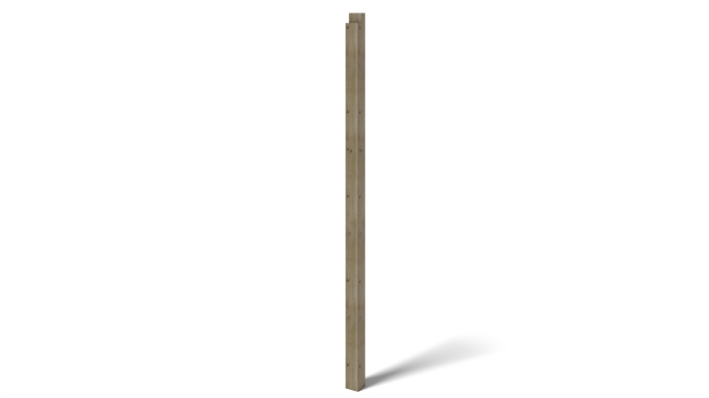 Pérgola de jardín 4.04x4.04 m con paneles - Impregnada