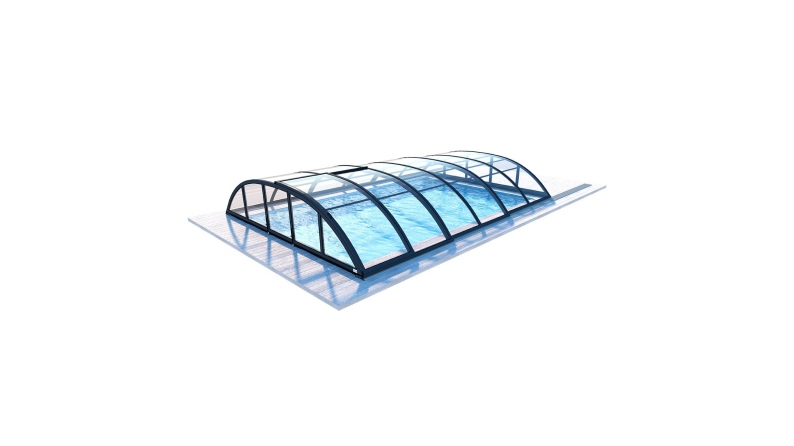 Cubiertas para piscinas 6.1x2.38 m - Policarbonato compacto de 3 mm