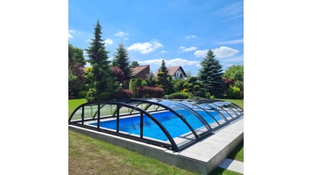 Cubiertas para piscinas 6.1x2.38 m - Policarbonato compacto de 3 mm