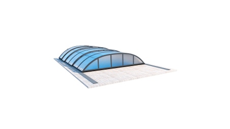 Cubiertas para piscinas 5.95x3.08 m - Policarbonato celular de 8 mm
