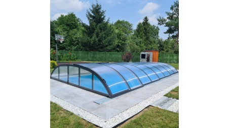 Cubiertas para piscinas 5.95x3.08 m - Policarbonato celular de 8 mm