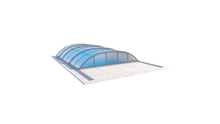 Cubiertas para piscinas 5.95x3.08 m - Policarbonato celular de 8 mm