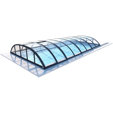 Cubiertas para piscinas 7.43x3.5 m - Policarbonato compacto de 3 mm