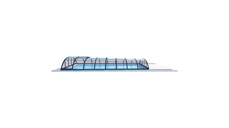 Cubiertas para piscinas 7.43x3.5 m - Policarbonato compacto de 3 mm