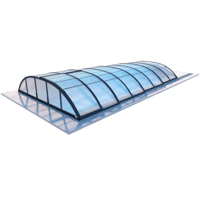 Cubiertas para piscinas 7.43x3.5 m - Policarbonato celular de 8 mm