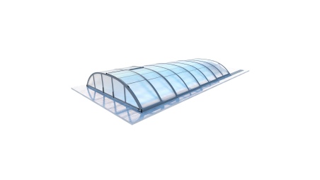 Cubiertas para piscinas 7.43x3.5 m - Policarbonato celular de 8 mm