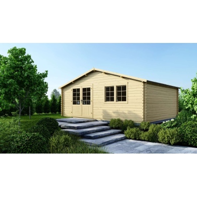 Caseta de jardín de madera 30 m2 - 6x5 m - 40 mm