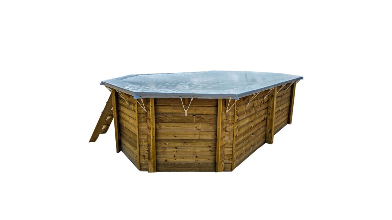 Cubierta de invierno 4.26 x 3.16 m para piscina BAS7302. BAS7303