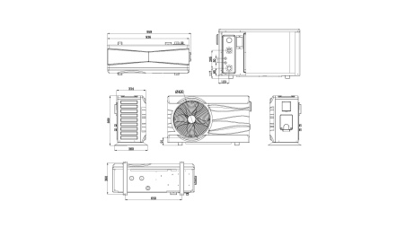 Bomba de calor inverter NEO 12.2 kW para piscinas 50-70 m3