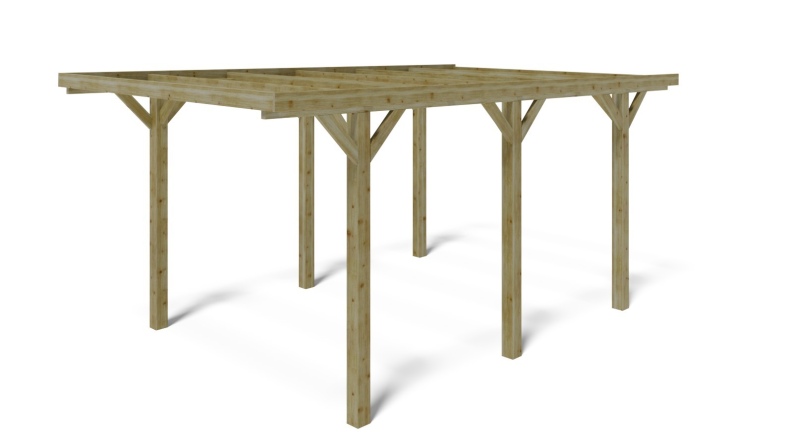 Cochera 3.04x5.12 m - 15.56 m2